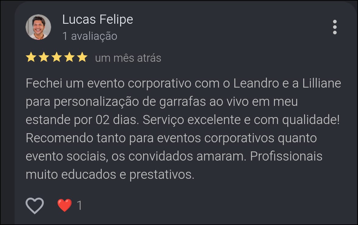 Avaliação de Lucas Felipe